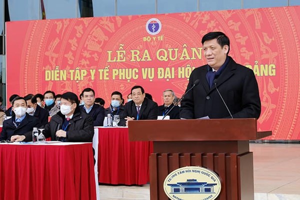 Diễn tập công tác y tế phục vụ Đại hội XIII của Đảng - Anh 2