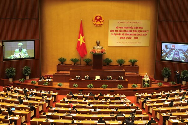 Tổng Bí thư, Chủ tịch nước chỉ đạo Hội nghị triển khai công tác bầu cử - Anh 2