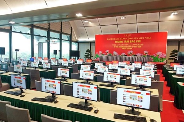 Ngày mai, khai mạc Trung tâm Báo chí Đại hội XIII của Đảng - Anh 1