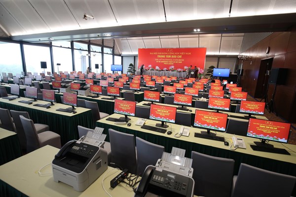 Khai trương Trung tâm báo chí Đại hội Đảng lần thứ XIII - Anh 4