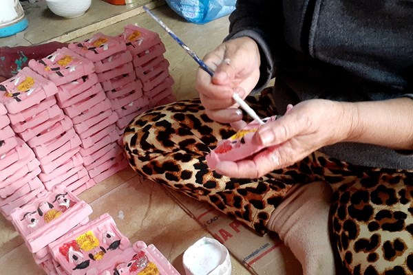 Địa Linh mùa đúc tượng ông Táo - Anh 2
