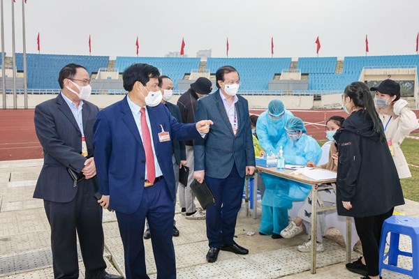 Bộ trưởng Nguyễn Ngọc Thiện kiểm tra Chương trình nghệ thuật “Khát vọng-Toả sáng” - Anh 5