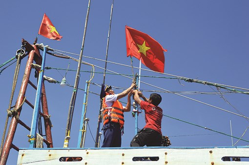Màu cờ Tổ quốc giữa khơi xa - Anh 3