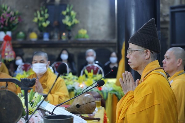 Cận cảnh Đại lễ Cầu an trực tuyến đầu tiên được tổ chức tại Chùa Phúc Khánh - Anh 6