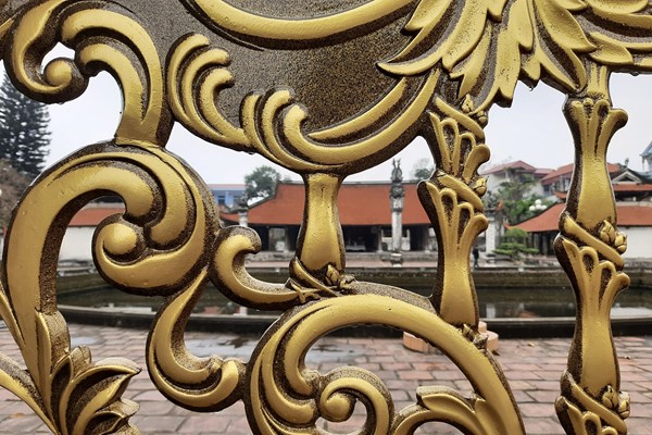 Bị thay cổng sắt không phù hợp: Di tích quốc gia đặc biệt đình Tây Đằng đã được trả về nguyên trạng - Anh 3
