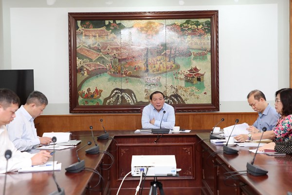 Ngành VHTTDL triển khai xây dựng Chương trình hành động thực hiện Nghị quyết ĐH Đảng lần thứ XIII: Chiến lược phát triển văn hóa đến năm 2030 là sản phẩm quan trọng - Anh 1