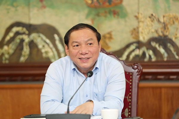 Ngành VHTTDL triển khai xây dựng Chương trình hành động thực hiện Nghị quyết ĐH Đảng lần thứ XIII: Chiến lược phát triển văn hóa đến năm 2030 là sản phẩm quan trọng - Anh 2