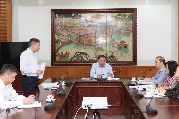 Ngành VHTTDL triển khai xây dựng Chương trình hành động thực hiện Nghị quyết ĐH Đảng lần thứ XIII: Chiến lược phát triển văn hóa đến năm 2030 là sản phẩm quan trọng - Anh 4