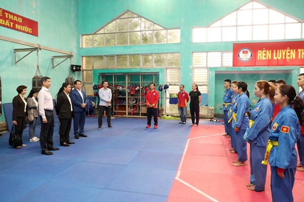 “Các VĐV hãy phát huy truyền thống tập luyện, thi đấu, mang vinh quang về cho Tổ quốc” - Anh 1