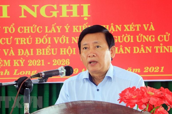 Vĩnh Long hướng dẫn lấy ý kiến cử tri nơi cư trú đối với người ứng cử - Anh 1