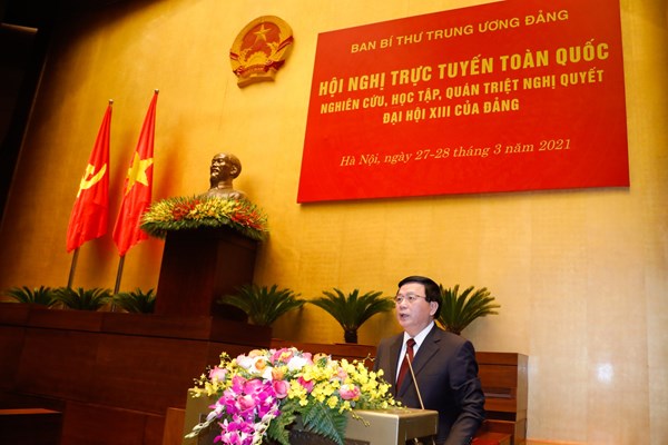 Hội nghị quán triệt Nghị quyết Đại hội XIII của Đảng - Anh 6