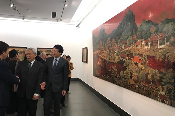 Triển lãm “Miền ký ức” của họa sĩ, NNND Chu Mạnh Chấn - Anh 1