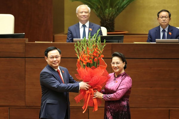 Chủ tịch Quốc hội Vương Đình Huệ tuyên thệ nhậm chức - Anh 2