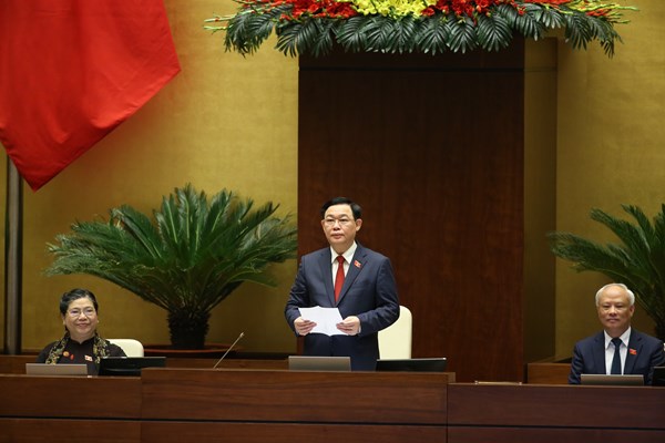 Chủ tịch Quốc hội Vương Đình Huệ tuyên thệ nhậm chức - Anh 3