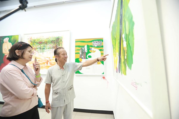 “Khoảng lặng” không bình lặng của họa sĩ Dũng Trống - Anh 2