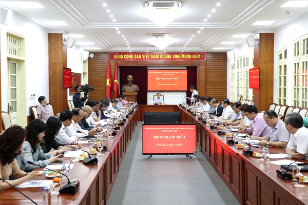 Hội nghị Ban chấp hành Đảng bộ Bộ VHTTDL lần thứ IV - Anh 2