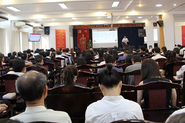Đảng ủy Khối cơ sở Bộ VHTTDL tổ chức Hội nghị quán triệt Nghị quyết Đại hội XIII của Đảng - Anh 1