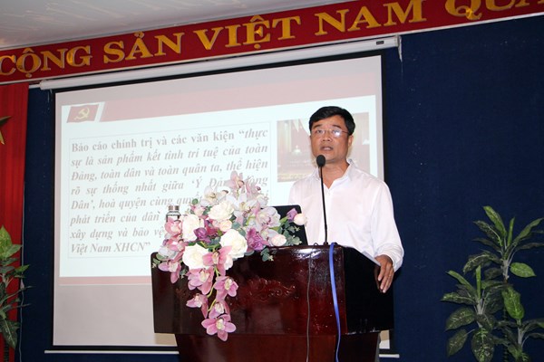 Đảng ủy Khối cơ sở Bộ VHTTDL tổ chức Hội nghị quán triệt Nghị quyết Đại hội XIII của Đảng - Anh 2