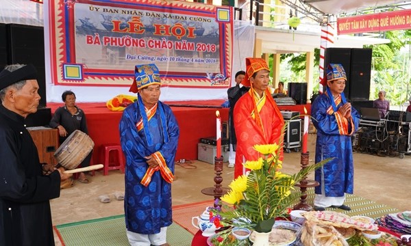 Lễ hội Bà Phường Chào đón Bằng Di sản văn hóa phi vật thể quốc gia - Anh 1
