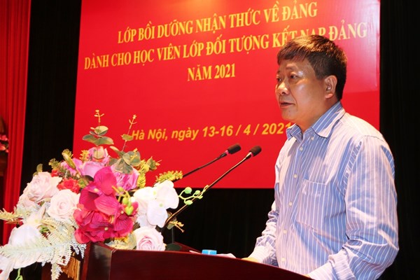 Đảng ủy Bộ VHTTDL mở lớp bồi dưỡng nhận thức về Đảng - Anh 1