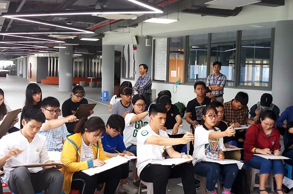 Tuyển sinh các ngành năng khiếu vẽ: Điều chỉnh linh hoạt, phù hợp thực tế - Anh 1