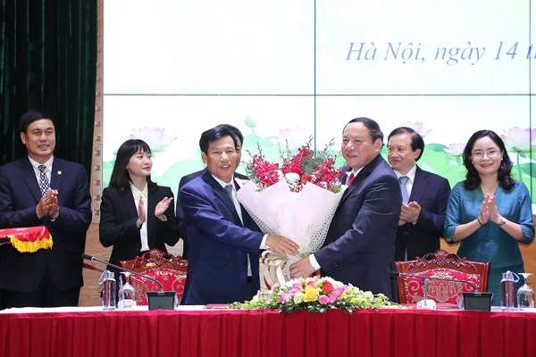 Bàn giao nhiệm vụ Bộ trưởng Bộ Văn hoá, Thể thao và Du lịch - Anh 5
