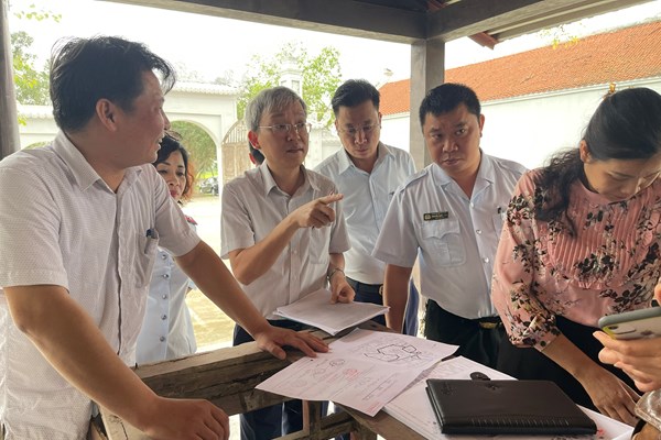 Vi phạm ở Di tích quốc gia Chùa Đậu:  Thanh tra Bộ VHTTDL xử phạt 20 triệu đồng - Anh 4