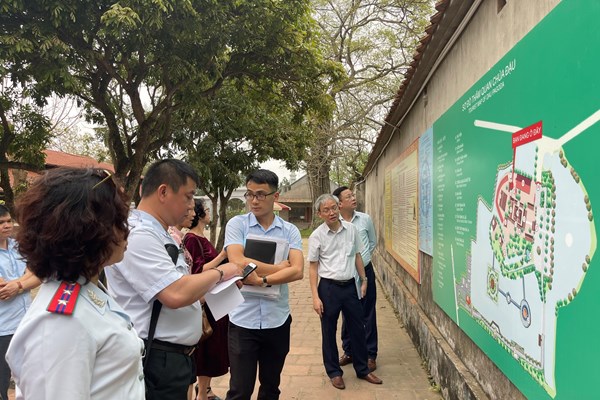 Vi phạm ở Di tích quốc gia Chùa Đậu:  Thanh tra Bộ VHTTDL xử phạt 20 triệu đồng - Anh 1