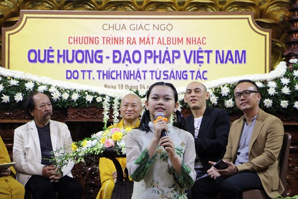 Ra mắt tuyển tập các nhạc khúc “Quê hương - Đạo pháp Việt Nam” - Anh 5