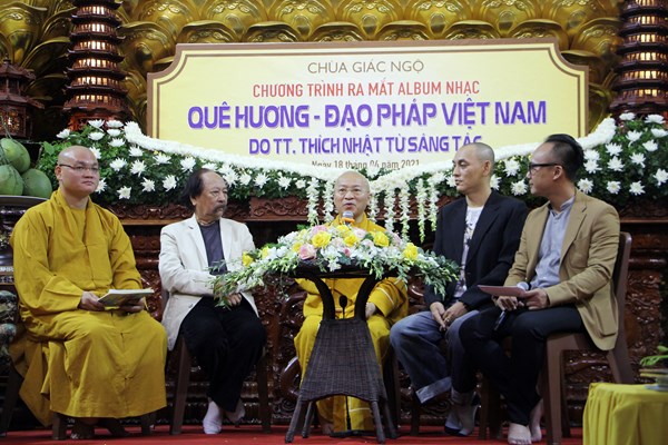 Ra mắt tuyển tập các nhạc khúc “Quê hương - Đạo pháp Việt Nam” - Anh 4