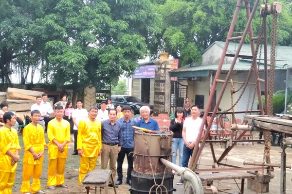 Thanh Hóa: Lễ chập lửa đúc trống đồng “Hào khí non sông” - Anh 1