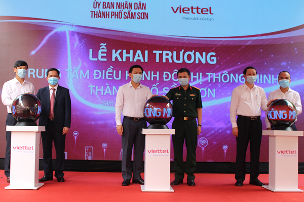 Thanh Hóa: Khai trương Trung tâm điều hành đô thị thông minh thành phố Sầm Sơn - Anh 1