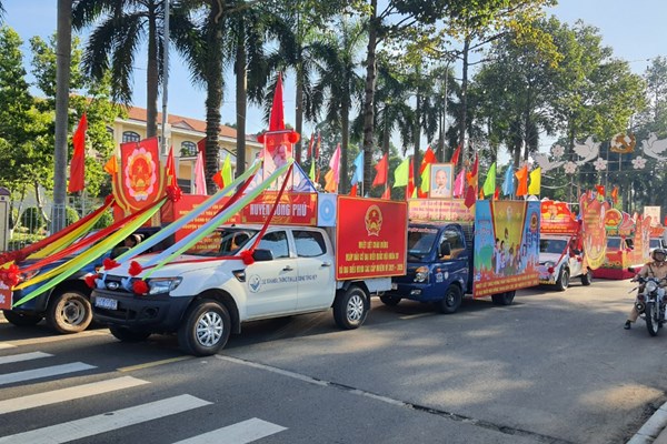 Triển lãm tranh cổ động tuyên truyền bầu cử đại biểu Quốc hội khóa XV và HĐND các cấp nhiệm kỳ 2021-2026 - Anh 4