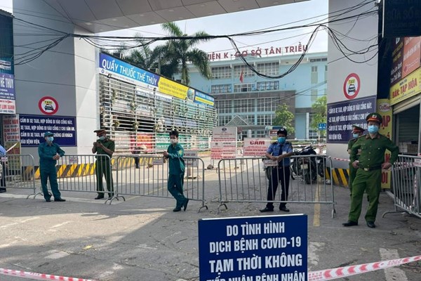Tạm thời phong tỏa 3 cơ sở của Bệnh viện K - Anh 1