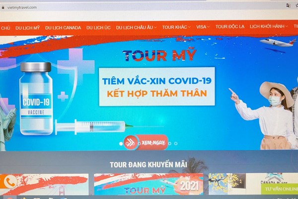 Về tour du lịch Mỹ kết hợp tiêm vắcxin ngừa Covid-19: Khách hàng cần phải thận trọng! - Anh 1