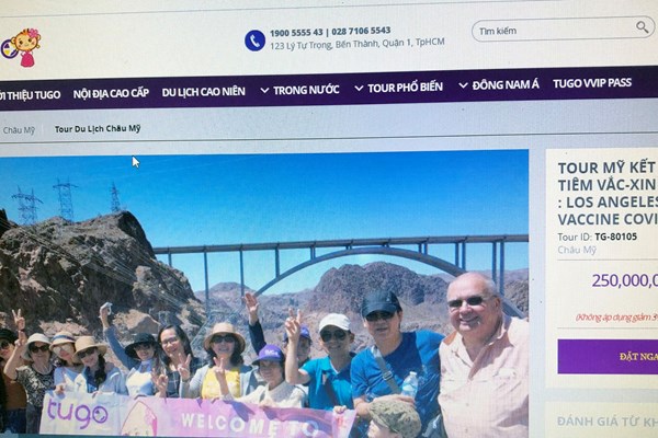 Về tour du lịch Mỹ kết hợp tiêm vắcxin ngừa Covid-19: Khách hàng cần phải thận trọng! - Anh 2