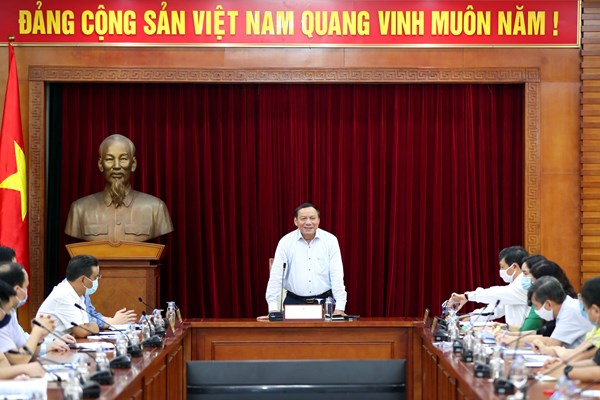 Lần đầu lãnh đạo Bộ VHTTDL “đối thoại” với các đơn vị nghệ thuật trung ương: Thẳng thắn, tâm huyết và đầy trách nhiệm - Anh 1
