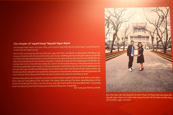 Triển lãm “Những tấm gương bình dị mà cao quý” - Anh 3