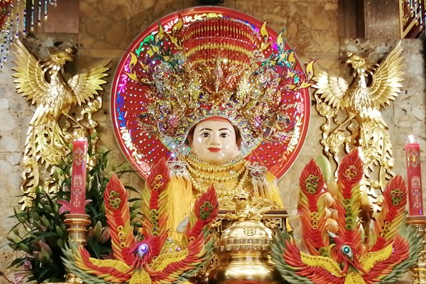 Lễ vía Bà Chúa Xứ núi Sam được tổ chức gọn, đảm bảo an toàn phòng dịch Covid-19 - Anh 8