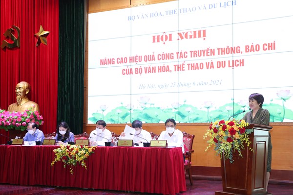 Nâng cao hiệu quả công tác truyền thông, báo chí của Bộ VHTTDL: Chuyên nghiệp, nhân văn và hiện đại - Anh 11