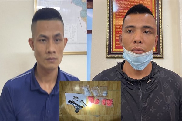 Bắt quả tang 2 kẻ vận chuyển, mua bán trái phép chất ma túy ở Thanh Hóa - Anh 1