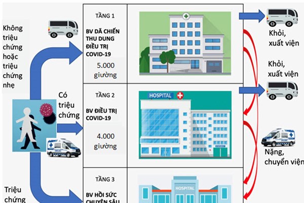 TP.HCM: Huy động 200 xe khách chuyên dụng vận chuyển người bệnh Covid-19 - Anh 1