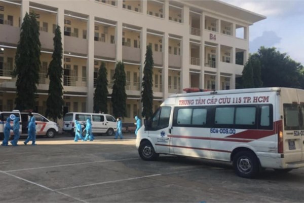 TP.HCM: Đưa vào hoạt động 4 bệnh bệnh viện dã chiến thu dung điều trị Covid-19 với 12.000 giường - Anh 1