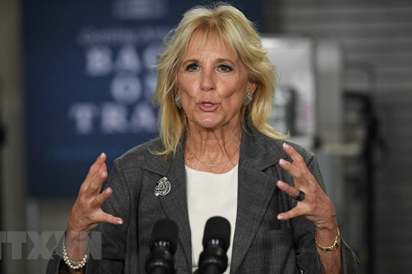 Đệ nhất phu nhân Mỹ Jill Biden sẽ dự lễ khai mạc Olympic Tokyo - Anh 1