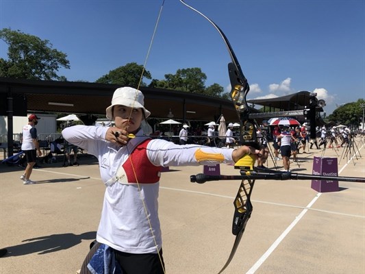 Olympic Tokyo 2020: Ánh Nguyệt thi đấu nỗ lực tại vòng loại môn bắn cung - Anh 4
