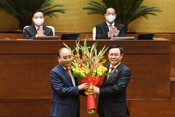 Ông Nguyễn Xuân Phúc tái đắc cử Chủ tịch nước - Anh 5