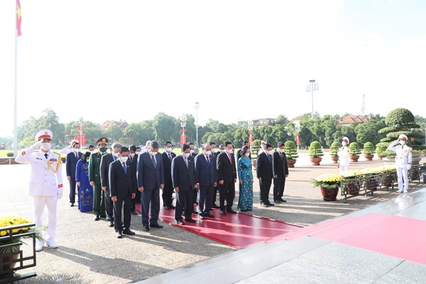 Chủ tịch Quốc hội Vương Đình Huệ phát biểu nhân kỷ niệm 74 năm Ngày Thương binh - Liệt sỹ - Anh 1