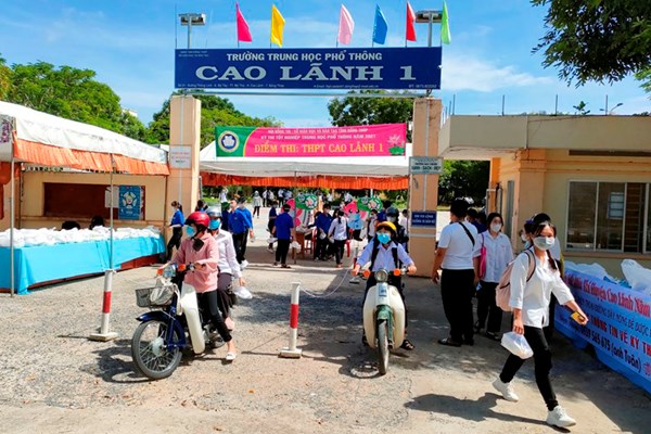 Đồng Tháp là địa phương tiếp theo không tổ chức đợt 2 Kỳ thi tốt nghiệp THPT 2021 - Anh 1