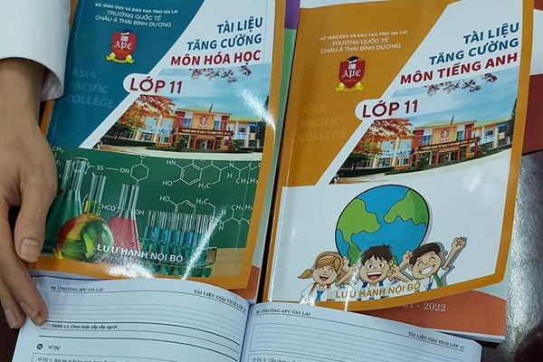 Xung quanh việc Trường châu Á - Thái Bình Dương Gia Lai tự in sao tài liệu phục vụ học tập: Có đúng quy định? - Anh 1