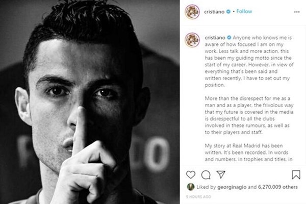 Ronaldo: “Đừng đùa giỡn với tên tuổi của tôi” - Anh 1